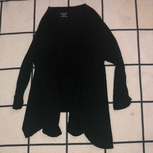 Black petite cloth cardigan